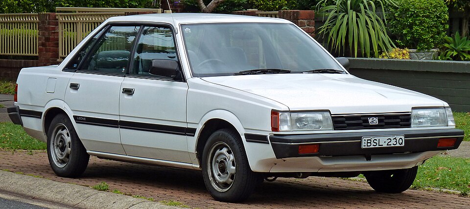SUBARU GLF car — UK survivor photo