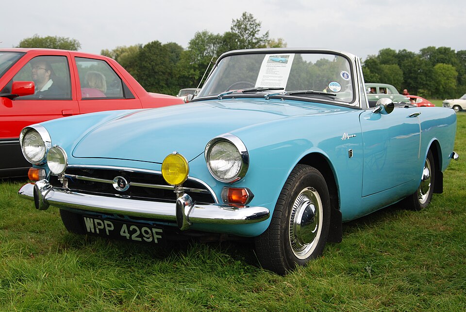 SUNBEAM ALPINE car — UK survivor photo