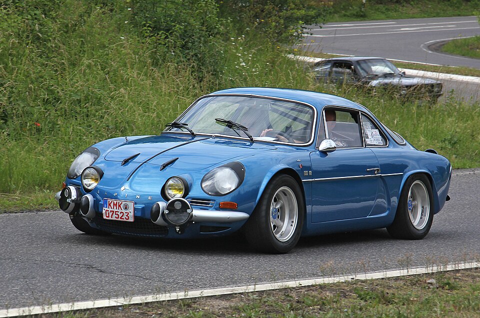 ALPINE A110 car — UK survivor photo