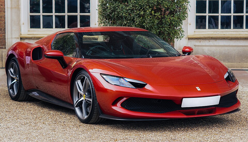 FERRARI 296 car — UK survivor photo
