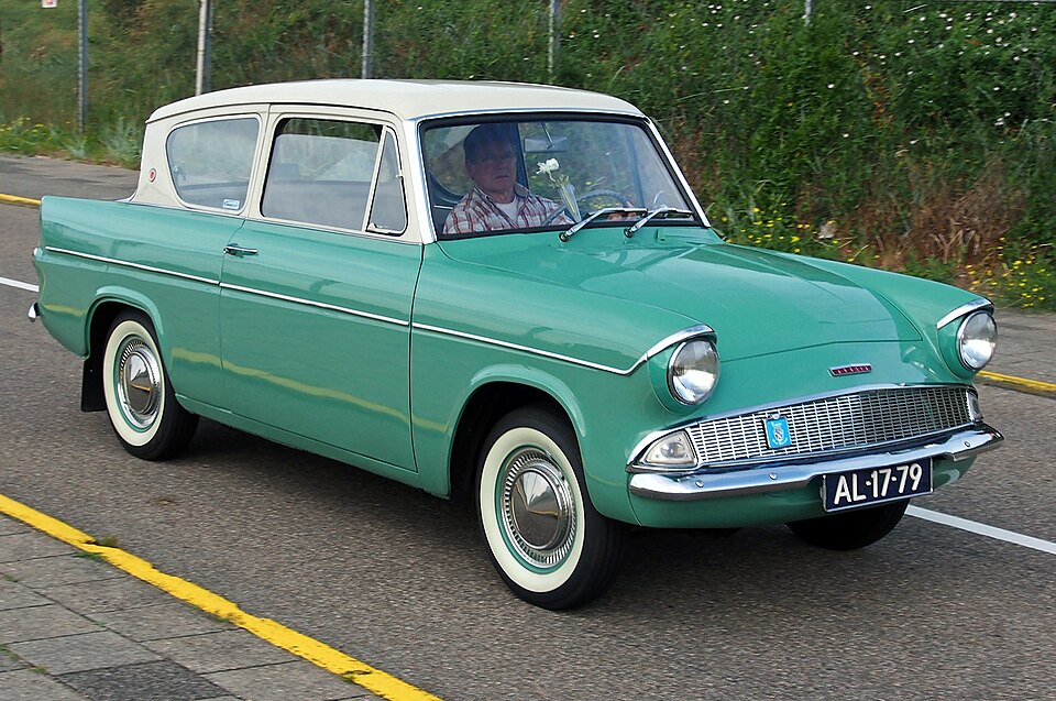 FORD ANGLIA car — UK survivor photo
