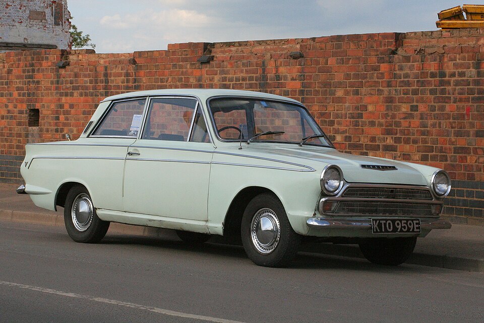 FORD CORTINA car — UK survivor photo