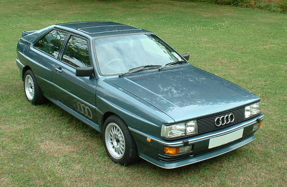 AUDI QUATTRO car — UK survivor photo