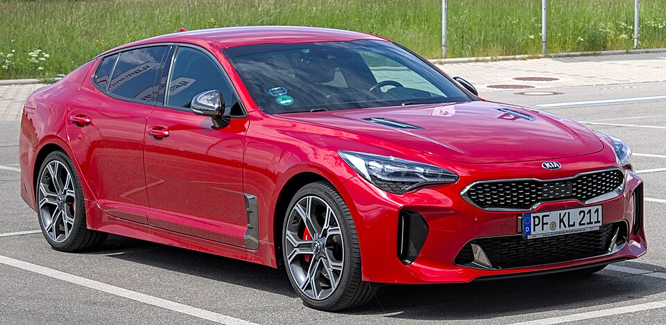 KIA STINGER car — UK survivor photo