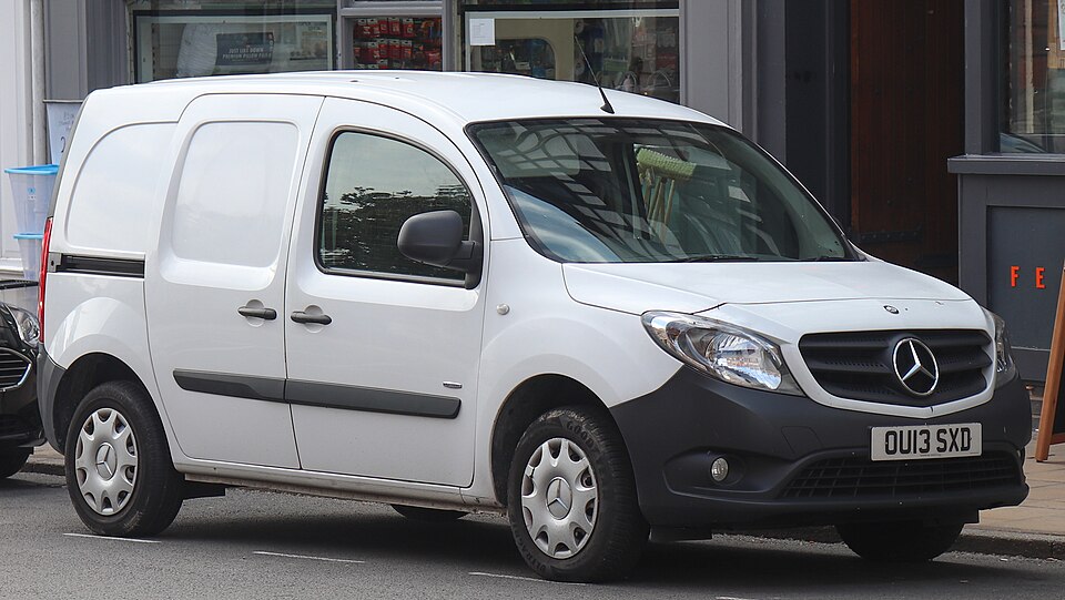 MERCEDES ECITAN car — UK survivor photo