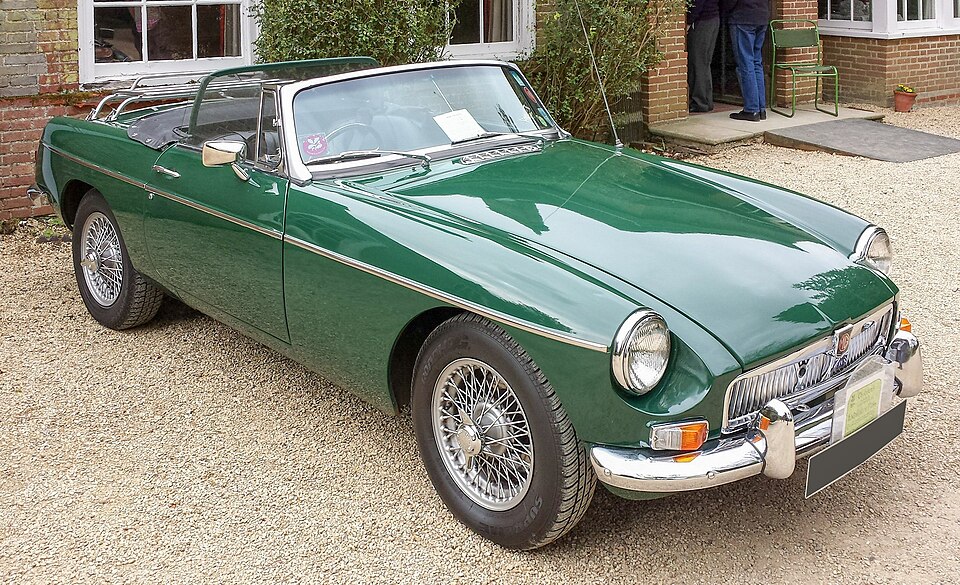 MG RV8 car — UK survivor photo